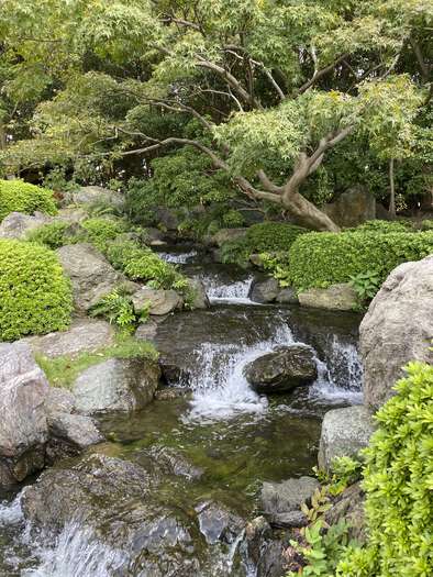 Waterfall at Ohori Park