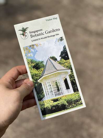 Visitor guidebook for the National Orchid Garden