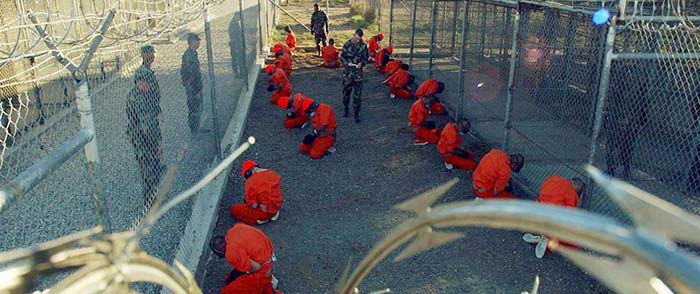 Prisoners at the US Guantanamo Bay facility, many of whom were held for years without trial