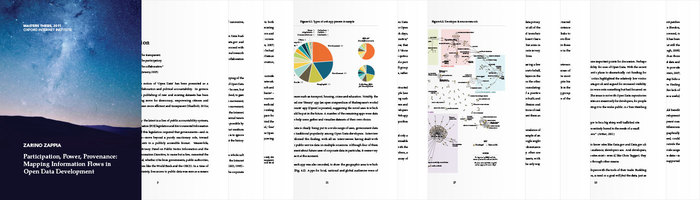 A selection of pages from my thesis on Open Data